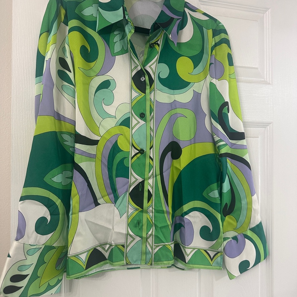 Blouse green - Picture 3 of 3